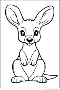 kaenguru-baby-ausmalvorlage