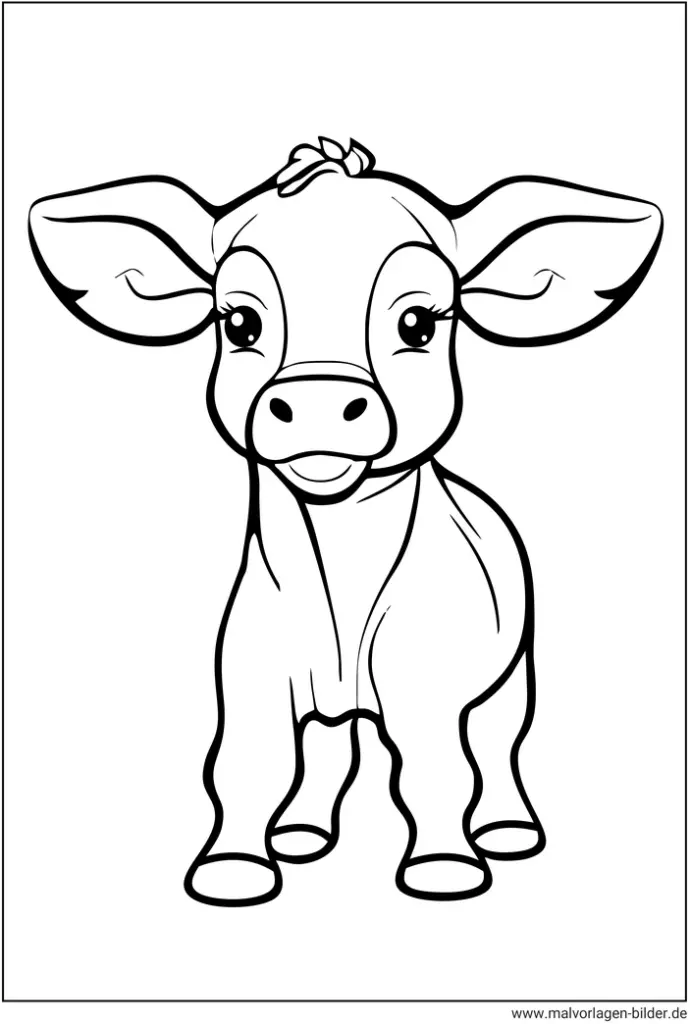 kalb-ausmalbild-fuer-kinder