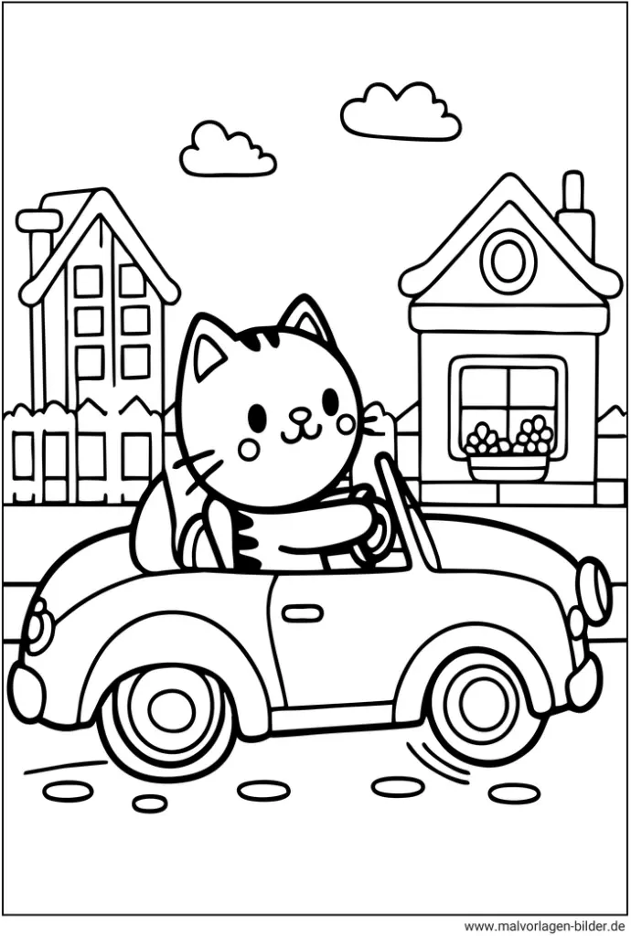 katze-im-auto-ausmalbild