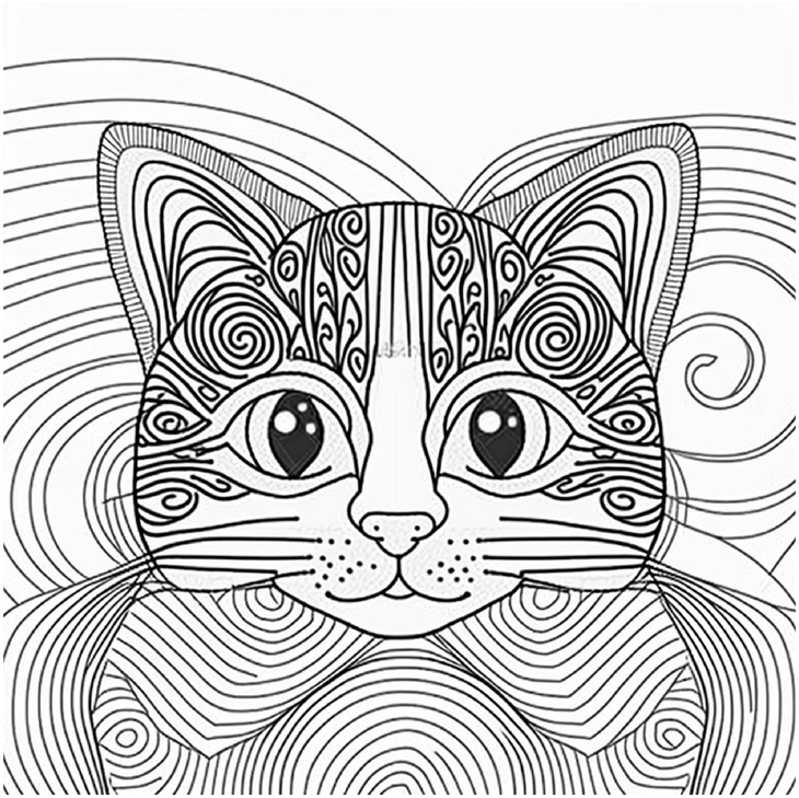 katze-kunstvolle-linien-und-muster