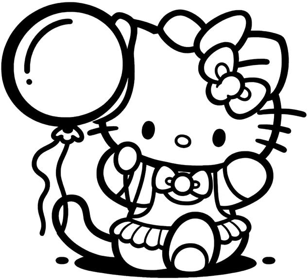 katze-mit-ballon-malvorlage