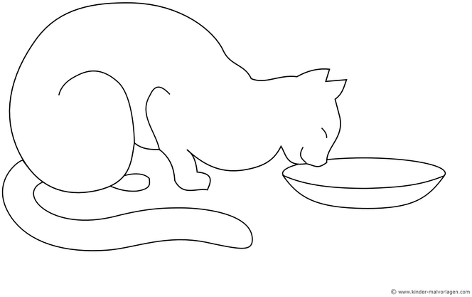 katze-mit-futter-ausmalen