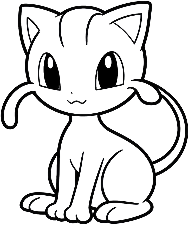 katzenaehnliches-wesen-ausmalvorlage
