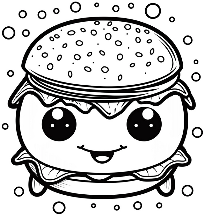 kawaii-burger-ausmalvorlage-fuer-kinder