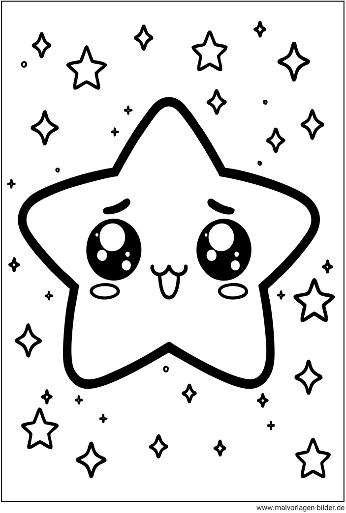 kawaii-stern-malen-ausmalvorlage