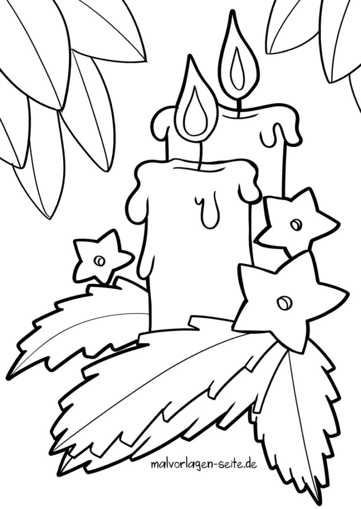 kerzen-mit-blumen-und-pflanzen-fuer-weihnachten