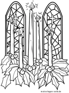 kerzen-und-tannenzweige-adventszeit-malvorlage