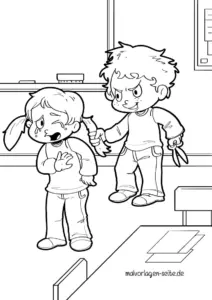 kind-zieht-an-haaren-szene-aus-dem-schulalltag