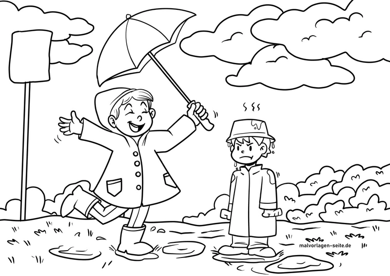 kinder-im-regen-mit-regenschirm