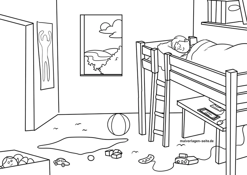 kinderzimmer-mit-hochbett-und-spielzeug