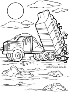 kipper-auf-der-baustelle-malvorlage