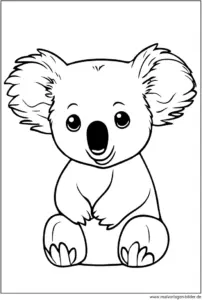 koala-baby-ausmalbild
