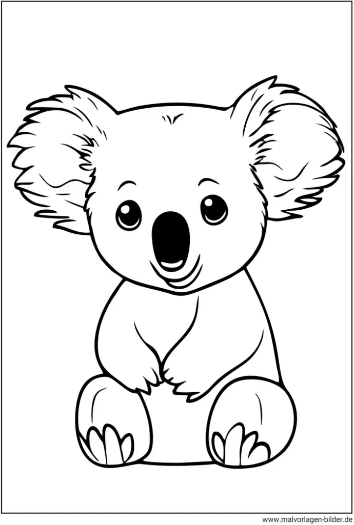 koala-baby-ausmalbild
