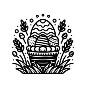 korb-mit-ostereiern-und-blumen-malvorlage