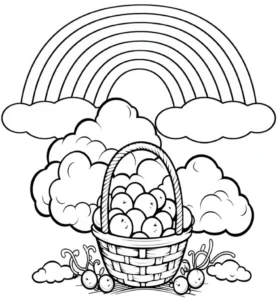 korb-voller-obst-unter-regenbogen