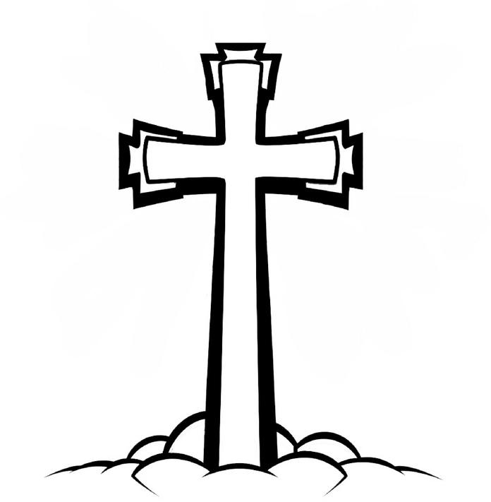 kreuz-in-wolken-ausmalvorlage