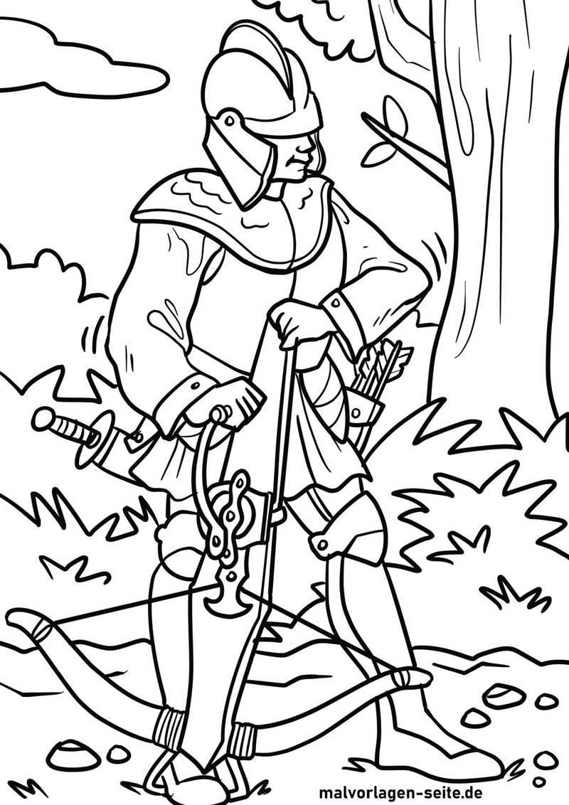 krieger-mit-armbrust-in-natur