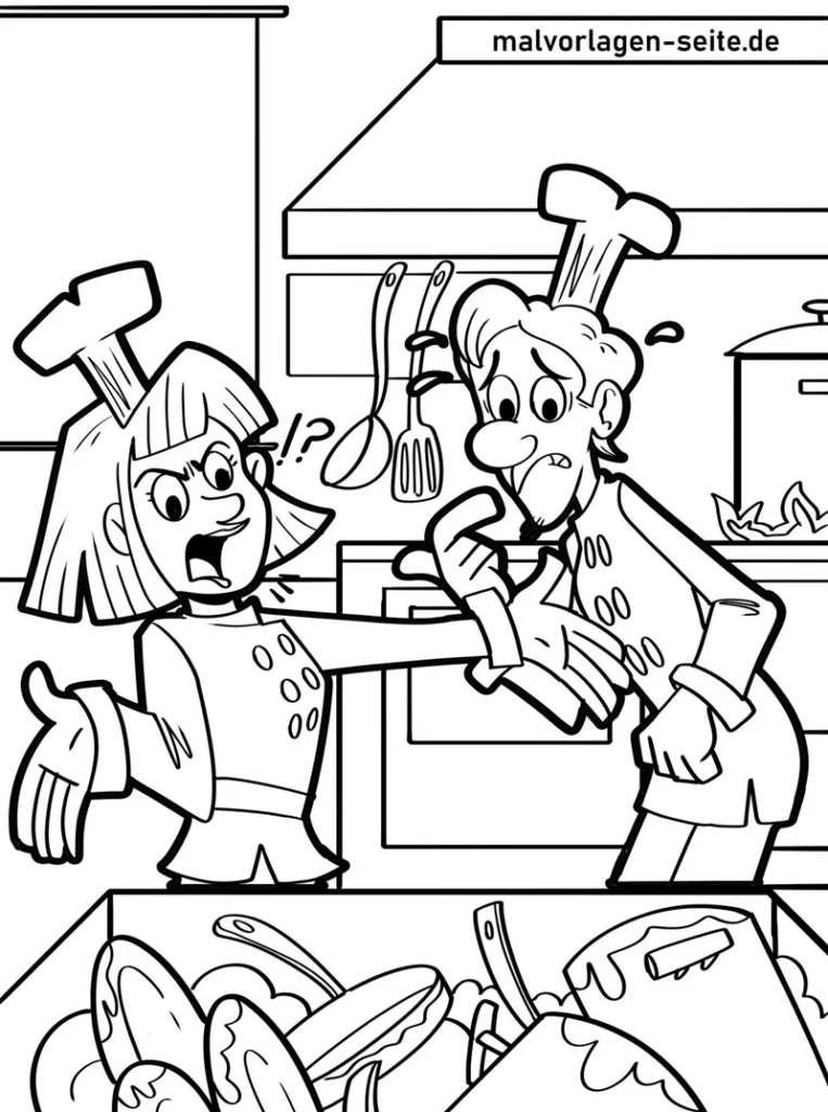 kuechenchaos-mit-zwei-koechen-und-gemuese