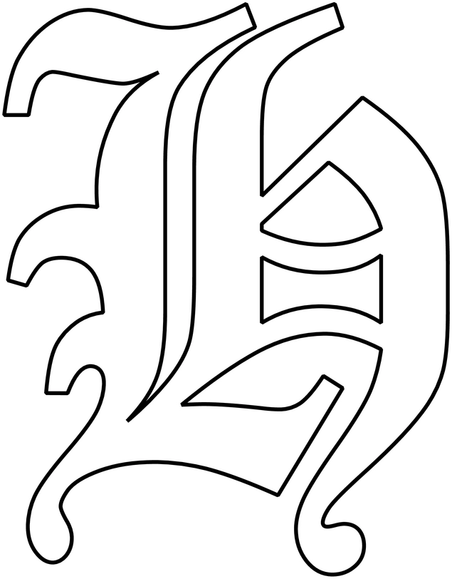 kuenstlerisches-h-zum-ausmalen