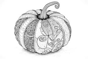 kuerbis-ausmalvorlage-mit-mustern