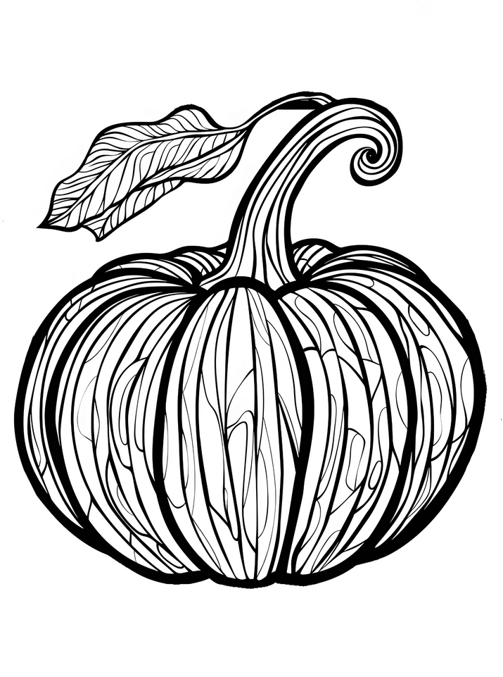kuerbis-malvorlage-fuer-kinder