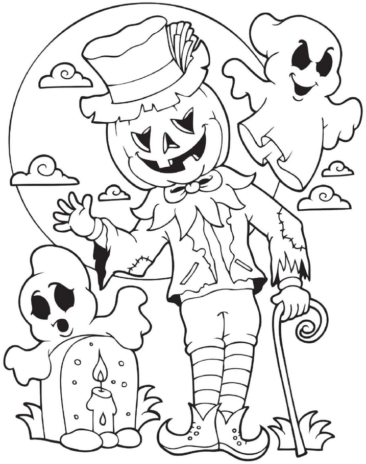 kuerbis-und-geister-malvorlage-fuer-halloween