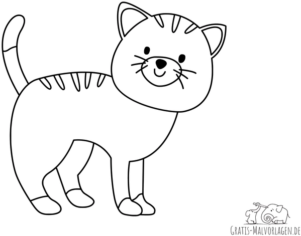 laechelnde-katze-ausmalvorlage