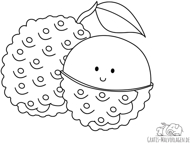 laechelnde-lychees-ausmalvorlage