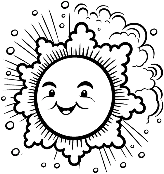 laechelnde-sonne-mit-wolken-und-blasen