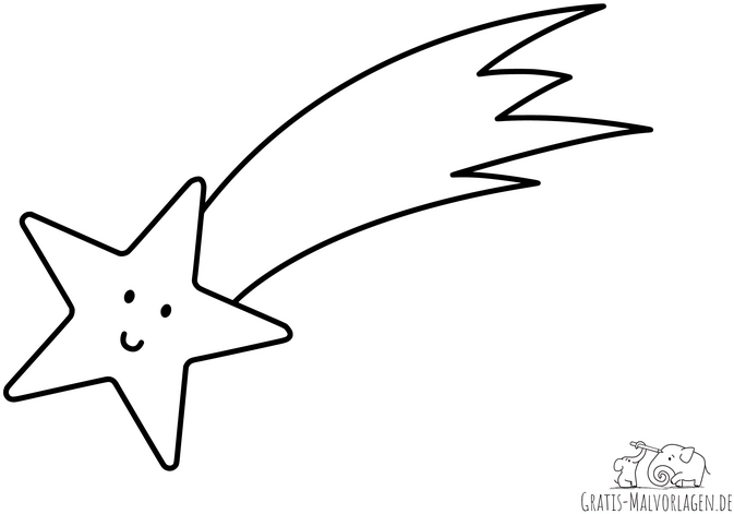 laechelnde-sternschnuppe-malen-fuer-kinder