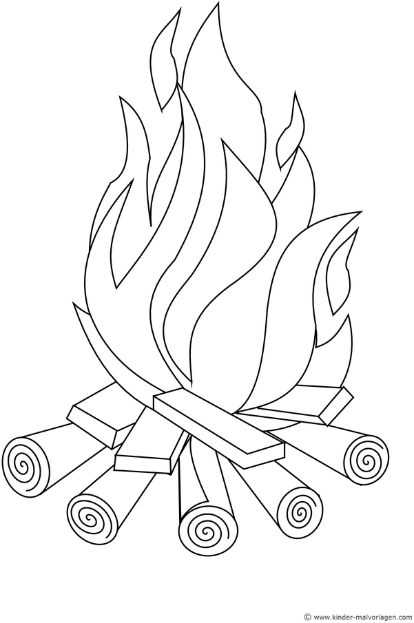 lagerfeuer-mit-flammen-und-holzscheiten