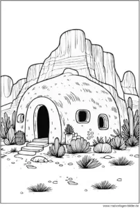 lehmhaus-ausmalvorlage-architektur