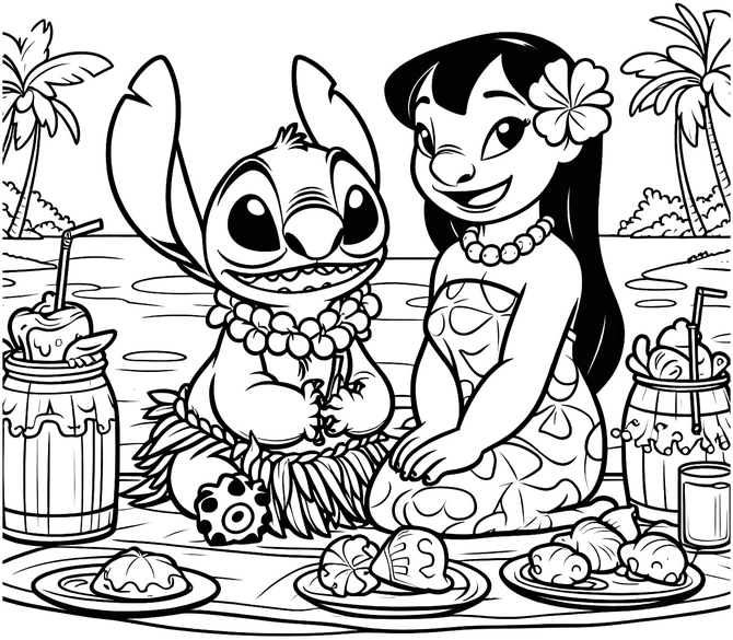 lilo-und-stitch-malvorlage-tropisches-paradies