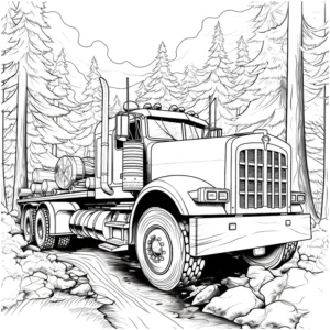 lkw-in-waldlandschaft-ausmalvorlage