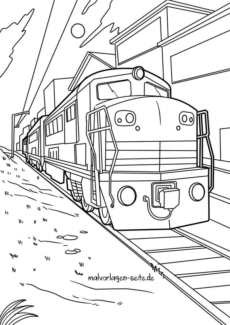 lokomotive-eisenbahn-ausmalvorlage