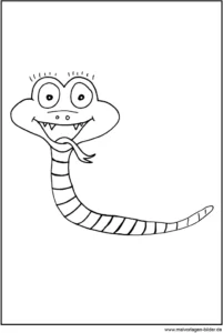 lustige-schlange-ausmalvorlage