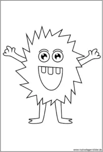 lustiges-monster-ausmalvorlage