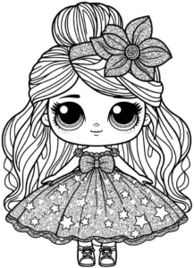 maedchen-im-glitzernden-kleid-mit-sternen