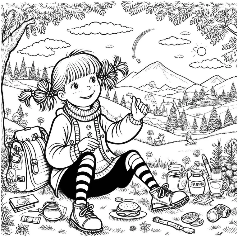 maedchen-in-der-natur-mit-picknick