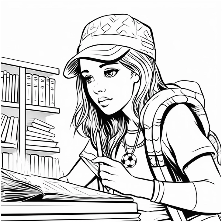 maedchen-liest-in-bibliothek-motiv