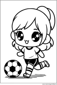 maedchen-spielt-fussball-ausmalvorlage