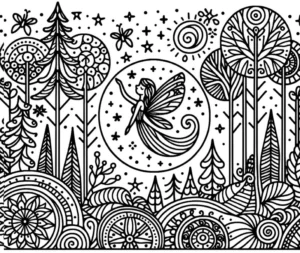 maerchenwald-mit-feen-und-baeumen-ausmalen