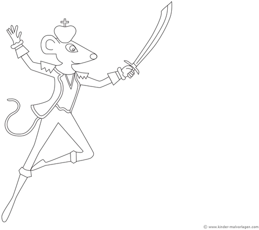 maeusekoenig-mit-schwert-ausmalvorlage