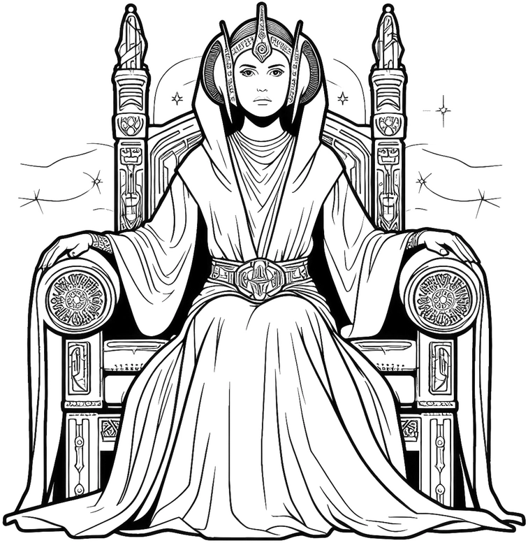 majestetische-figur-auf-thron-ausmalbild