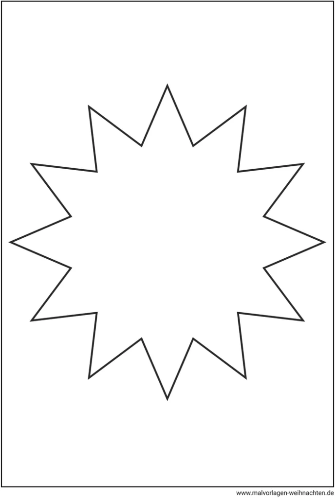malvorlage-12-zackiger-stern-fuer-weihnachten