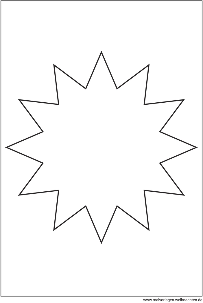 malvorlage-12-zackiger-stern-fuer-weihnachten