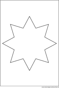 malvorlage-achtzackiger-stern-fuer-weihnachten