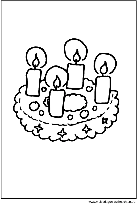 malvorlage-adventskranz-mit-kerzen-fuer-die-weihnachtszeit