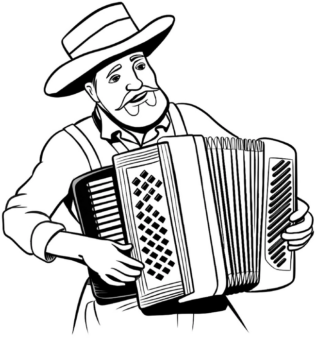 malvorlage-akkordeonspieler-mit-musikalischer-harmonie