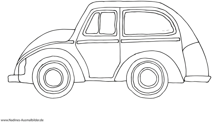 malvorlage-auto-im-profil-zum-ausmalen